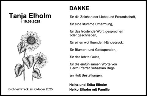 Danksagung Tanja Elholm Danksagung Tanja Elholm