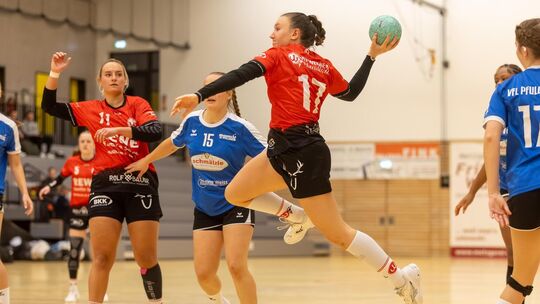 Die Frauen des TSV Weilheim haben sich durchgesetzt. Foto: Carsten Riedl Die Frauen des TSV Weilheim haben sich durchgesetzt. Foto: Carsten Riedl
