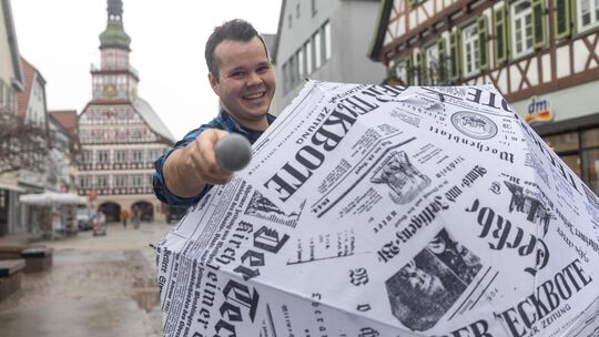 Er freut sich auf die Comedyflash-Premiere in Kirchheim: Dionysis Ghenes. Foto: Carsten Riedl Er freut sich auf die Comedyflash-Premiere in Kirchheim: Dionysis Ghenes. Foto: Carsten Riedl