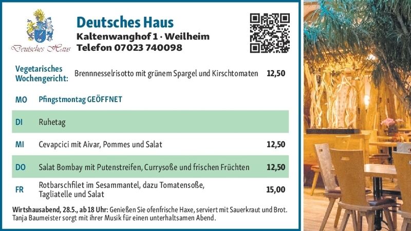 Mittagstisch Mittagstisch