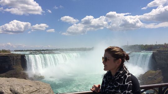 Leben, wo andere Urlaub machen: an den Niagara-Fällen.Foto: privat Leben, wo andere Urlaub machen: an den Niagara-Fällen.Foto: privat